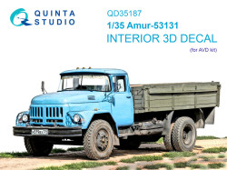 Amur-53131 3D-Printed & coloured Interior on decal paper (AVD)