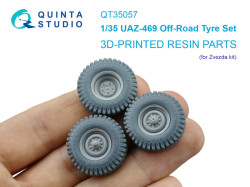 UAZ-469 Off-Road Tyre set (Zvezda)