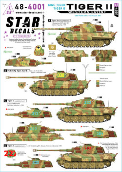 King Tiger - Tiger II. SS-units on the Western Front. s.SS-Pz.Abt. 101/501.