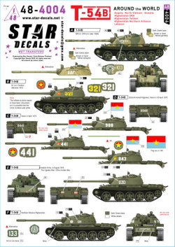 T-54B Around the World. Angola, North Vietnam, Somalia, Afghanistan-DRA/Taliban/Northern Alliance, L