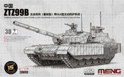 Chinese Main Battle Tank ZTZ99B w/Add-on Armor & GL6 Active Protection System