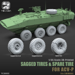 SAGGED TIRES & SPARE TIRE FOR ACV-P