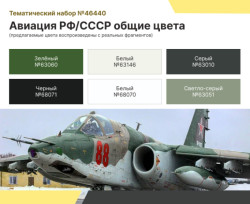 ACRYLIC PAINT SET: SOVIET AIR FORCE AND RUSSIAN AEROSPACE FORCES — COMMON COLORS