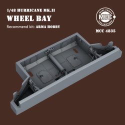 Hurricane Mk.II Wheel bay for ARMA Hobby