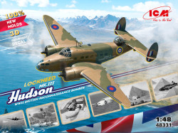 Lockheed Hudson Mk. III, WWII British Reconnaissance Bomber (100% new moulds)