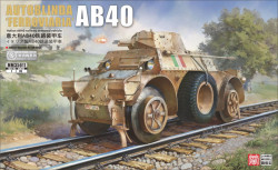 Italian AB 40 Autoblinda Ferroviaria