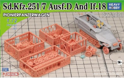 WWII German Sdkfz.251/7 Ausf.D and If.8 (2IN1)