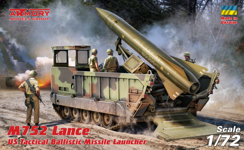 M752, US ballistic SSM MGM-52 Lance on self-propelled launcher