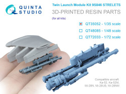 9S846 Strelets, twin launch module kit for Ka-52,Mi-28 (for all kits)