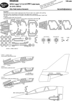 SEPECAT Jaguar T.2/T.2A/T.4 EXPERT kabuki masks
