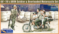 60’s-70’s ARVN Soldier & Overloaded Motorcycle Set