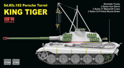 Porsche Turret King Tiger w/INTERIOR & 2T crane