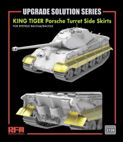 Upgrade set King Tiger Porsche Turret Side Skirts