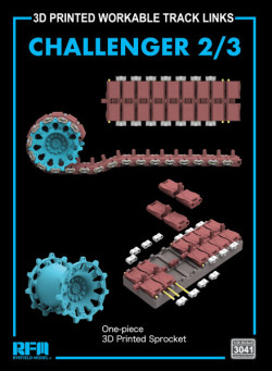 Workable Tracks Challenger-2/3 (3D-prt.)