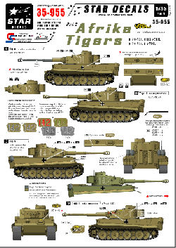 Afrika Tigers #2 - s.Pz-Abt. 501. White numbers.