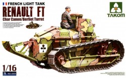 1/16 French Heavy Tank RENAULT FT char Canon