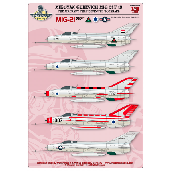 MiG-21 F-13 007 Defector to Israel