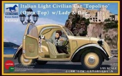 Civilian Car (open Top) w/Lady & Dog