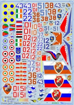 Sukhoi Su-27 , part  1 marking