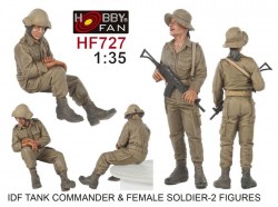 IDF Tank Commander &Female soldier-2 Fig