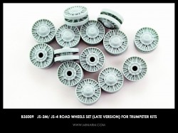 JS-3M/ JS-4 Road wheels set (late version) For Trumpeter kits 