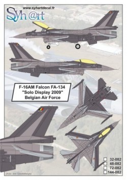  F-16AM Falcon FA-134 "Solo Display 2009" Belgian Air Force