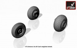 Antonov An-28 Cash wheels w/ weighted tires
