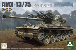French Light Tank AMX w. SS-11 ATGM 2in1