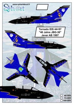 Tornado IDS 44+97 "40 Jahre JBG-38" Jever AB 1997