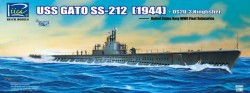 USS Gato SS-212 Fleet Submarine (1944)+ +OS2U-3 Kingfisher Floatplane