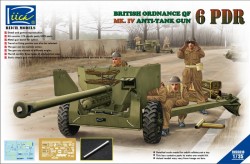 Ordanance QF 6-Pdr.MK.IV Late War Infant Anti-tank Gun(w/Metal gun Barrel