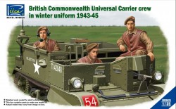British Commenwealth Universal Carrier crew in winter Uniform 1943-45