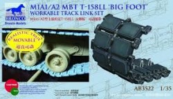 US M1A1/A2 MBT T-158LL Big Foot Workable Track Link Set