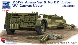 25pdr Ammo set&No.27 Limber w/CanvasCove 