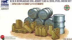 WWII Hungarian 20L Jerry Can & 200L Fuel Drum