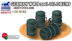 German WWII 200L Oil Drums 