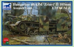 Hungarian 40/43M Zrinyi II 105mm Assault Gun