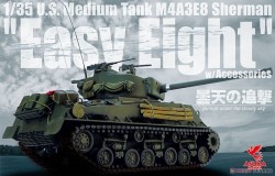 U.S.Medium Tank M4A3E8 Sherman EasyEight w/Accessories