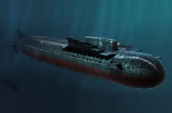 Russian Navy SSGN Oscar II Class Kursk 