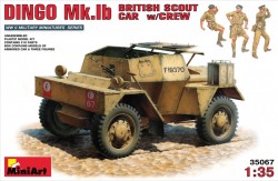 British scout car Dingo Mk Ib wih crew