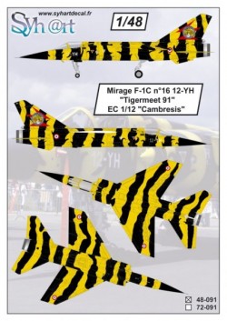 Mirage F-1C 12-YH #16 "Tigermeet'91"
