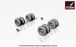 B-52 Stratofortress wheels w/ weighted tires, universal