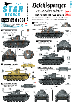 Befehlspanzer (2). German Command, Control and Observation Tanks