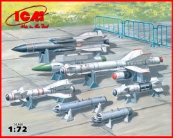 Soviet Air-to-Surface Armament (X-29T,X-31P,X-59M missiles, B-13L, B-8M1 rockets containers, KAB-500