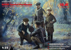 WWII Soviet Partisans (4 figures) 