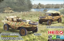 Schwimmwagen Type 166 (2in1 MG34 and canvas cover)