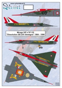 Mirage IVP #57 CD "Retirement EB 2/91 Bretagne" 1964-1996