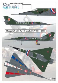 Mirage IVP #23 AV "40 years FAS" 1964-2004