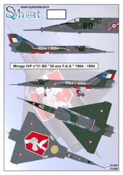 Mirage IVP #31 BD "30 years FAS" 1964-1994