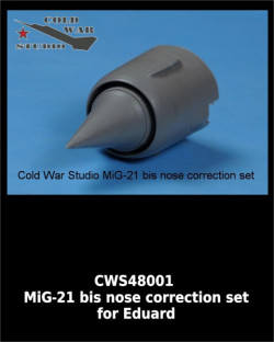 MiG-21 bis nose correction set (Eduard kit)